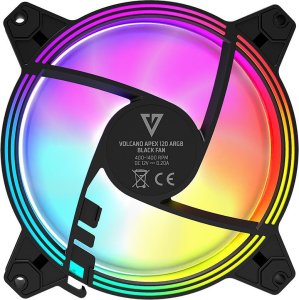 Wentylator Modecom Volcano Apex 120 ARGB Standard Czarny (FAN-APEX-120S-ARGB-100) 2