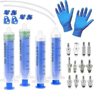 Uniwersalny zestaw do odpowietrzania hamulców hydraulicznych BDK 7000 2