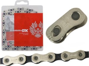 Łańcuch Sram GX Eagle, 12-rz, 126 ogniw, spinka PowerLock, srebrno czarny 1