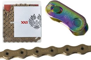 Łańcuch Sram XX1 Eagle 12-rzędowy, HollowPin, spinka PowerLock, 126 ogniw, miedziany 1
