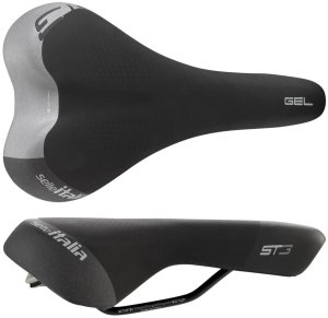 Siodło SELLE ITALIA SPORTOURING ST 3 S (idmatch S1), Fec Alloy Rail, Light Gel, 444g (NEW 2025) 1
