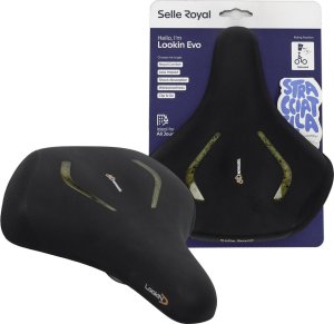 Siodełko Selle Royal Lookin Evo Relaxed 90st. żelowe + elastomery unisex 1