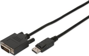 Kabel Digitus DisplayPort - DVI-D 2m czarny (DB-340301-020-S) 1