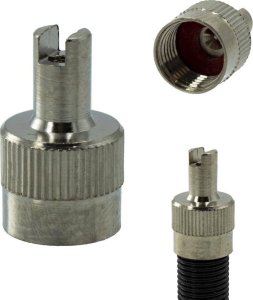 Kompletny zestaw do konwersji kół na system bezdętkowy Trezado - czarne zawory schrader, taśma 31 mm 7