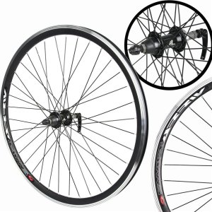 Koło tył MTB 27,5", JY-752DSE, wolnobieg, szprychy SLE, czarne, v-brake 1