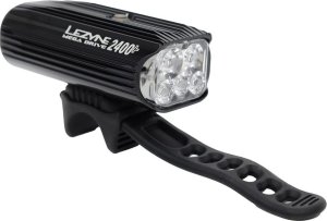 Lampka przednia Lezyne Mega Drive 2400+, 2400 lumenów, USB-C, czarna + Powerbank Infiniti Pack XL, walizka 2