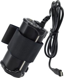 Lampka przednia Lezyne Mega Drive 2400+, 2400 lumenów, USB-C, czarna + Powerbank Infiniti Pack XL, walizka 3