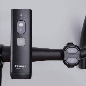 Lampka przednia Ravemen K1400 AI, czarna, 1400 lumenów, USB-C, pilot bezprzewodowy 4