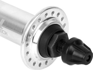 Piasta przednia Joytech JY-751DSE, QR, V-brake, 36H, srebrna 2