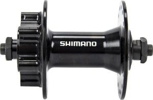 Piasta przednia Shimano Cues HB-QB400, łożyska maszynowe, 36H, 100 mm, QR, pod tarcze na 6 śrub 2