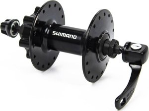 Piasta przednia Shimano Cues HB-QB400, łożyska maszynowe, 36H, 100 mm, QR, pod tarcze na 6 śrub 4