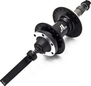 Piasta tylna Joytech JY-D242DSE, 36H, wolnobieg, hamulec tarczowy, QR, czarna 2