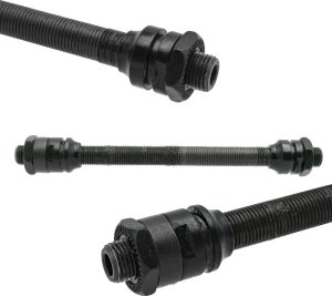 Kompletna drążona oś piasty tylnej Shimano 146 mm (w komplecie stożki, podkładki, nakrętki) 1