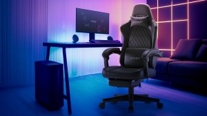 Fotel SENSE7 DEVON PU czarny 2