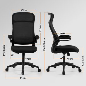 Krzesło biurowe SENSE7 Revo Czarne 3