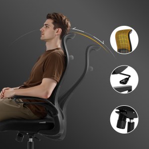 Krzesło biurowe SENSE7 Revo Czarne 5