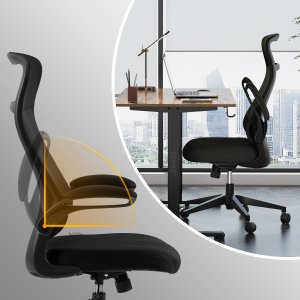 Krzesło biurowe SENSE7 Revo Czarne 7