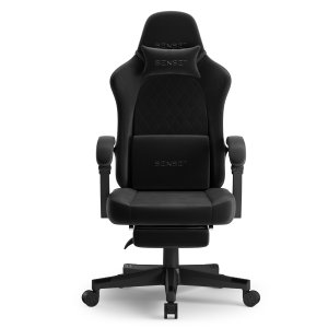 Fotel SENSE7 DEVON alcantara czarny 4