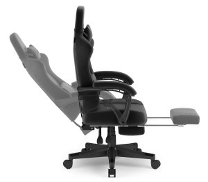 Fotel SENSE7 DEVON alcantara czarny 7