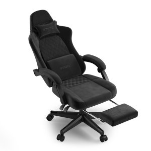 Fotel SENSE7 DEVON alcantara czarny 11