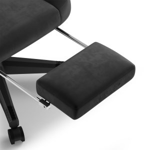 Fotel SENSE7 DEVON alcantara czarny 12