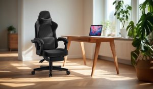 Fotel SENSE7 DEVON alcantara czarny 3