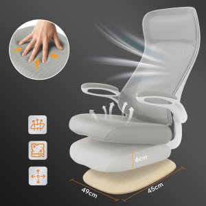 Krzesło biurowe SENSE7 Revo Szare 6