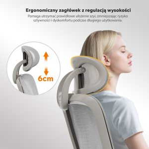 Krzesło biurowe SENSE7 Neyo Szare 8