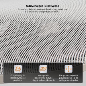 Krzesło biurowe SENSE7 Neyo Szare 11