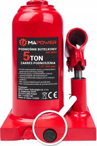 PODNOŚNIK SŁUPKOWY BUTELKOWY SAMOCHODOWY HYDRAULICZNY TŁOKOWY 5T MAPOWER 5