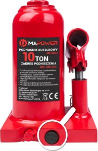 PODNOŚNIK SŁUPKOWY BUTELKOWY SAMOCHODOWY HYDRAULICZNY TŁOKOWY 10T MAPOWER 6