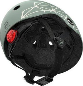 Scoot and Ride Kask dla dzieci 1-5 lat rozm. XXS-S, kolor: Green Lines 7