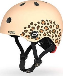 Scoot and Ride Kask dla dzieci 1-5 lat rozm. XXS-S, kolor: Leopard 11