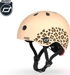 Scoot and Ride Kask dla dzieci 1-5 lat rozm. XXS-S, kolor: Leopard 3