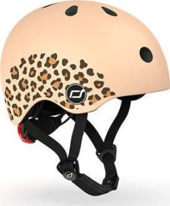 Scoot and Ride Kask dla dzieci 1-5 lat rozm. XXS-S, kolor: Leopard 10