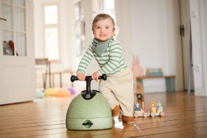 Scoot and Ride My First 3w1 pchacz, jeździk i deska na kółkach dla dzieci 6 m+, kolor: Olive 21