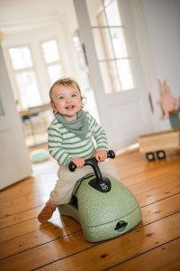 Scoot and Ride My First 3w1 pchacz, jeździk i deska na kółkach dla dzieci 6 m+, kolor: Olive 6