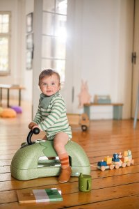 Scoot and Ride My First 3w1 pchacz, jeździk i deska na kółkach dla dzieci 6 m+, kolor: Olive 7