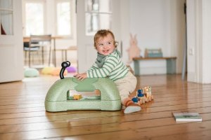 Scoot and Ride My First 3w1 pchacz, jeździk i deska na kółkach dla dzieci 6 m+, kolor: Olive 8