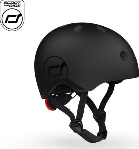 Kask dla dzieci 1-5 lat rozm. XXS-S, kolor: Black (czarny), Scoot and Ride 7
