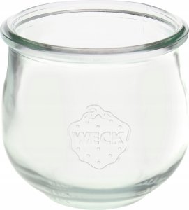 Zestaw Słoików WECK Pojemność 370 ml średnica 80mm 6 sztuk Bez dodatków 1