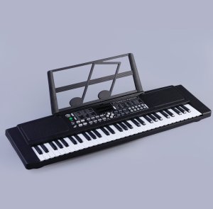 Elektryczny keyboard dla początkujących i dla dzieci MusicMate MM-02 czarny 3