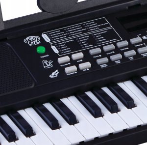 Elektryczny keyboard dla początkujących i dla dzieci MusicMate MM-02 czarny 4
