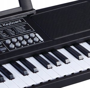 Elektryczny keyboard dla początkujących i dla dzieci MusicMate MM-02 czarny 6