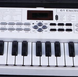 Elektryczny keyboard dla początkujących i dla dzieci MusicMate MM-01 biały 5