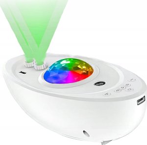 PROJEKTOR świetlny gwiazd MUSICMATE SKY GALAXY lampka nocna LED 1