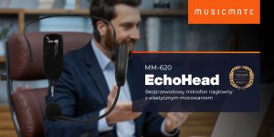Mikrofon MusicMate Bezprzewodowy mikrofon nagłowny MM-620 EchoHead 6