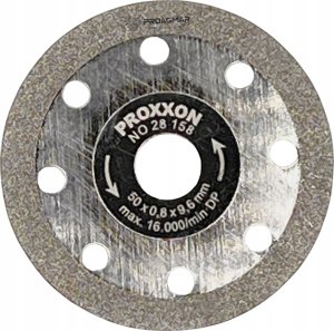 Tarcza tnąca drobnoziarnista z powłoką diamentową, 50 x 0,8 x 9,6 mm 1