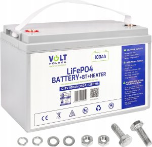 Akumulator LiFePO4 12,8V 100 Ah (150A) + BMS + BLUETOOTH + MATA GRZEWCZA 5