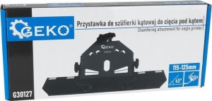 Geko PRZYSTAWKA DO SZLIFIERKI KĄTOWEJ 115-125mm DO CIĘCIA POD KĄTEM 45st. GEKO 20